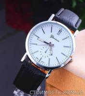 Кварцевые мужские часы Geneva с кожаным ремешком! Японский механизм | Стоимость, прайс-листы и цены в городе Житомир