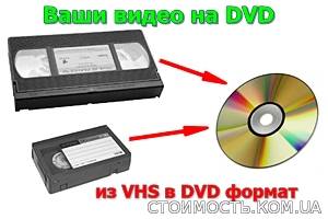 Запись с видео кассет на dvd диски | Стоимость, прайс-листы и цены в городе Николаев
