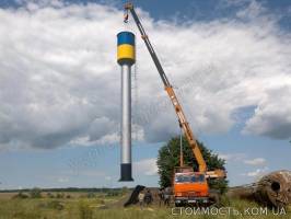 Водонапорные башни ВБР-160 Изготовление, монтаж и установка | Стоимость, прайс-листы и цены в городе Новомосковск