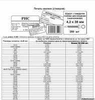 Печать этикетки (наклеек/стикеров) | Стоимость, прайс-листы и цены в городе Харьков