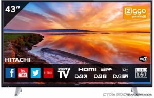 Телевизоры Hitachi 43HB6T62 Wi-Fi Smart T2 | Стоимость, прайс-листы и цены в городе Нововолынск